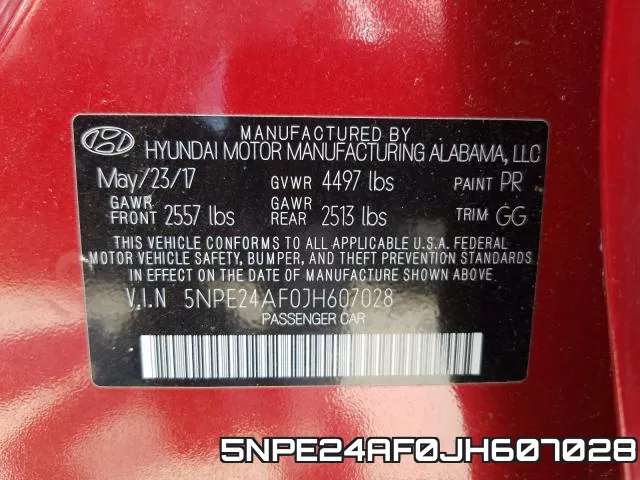 5NPE24AF0JH607028 фото 2