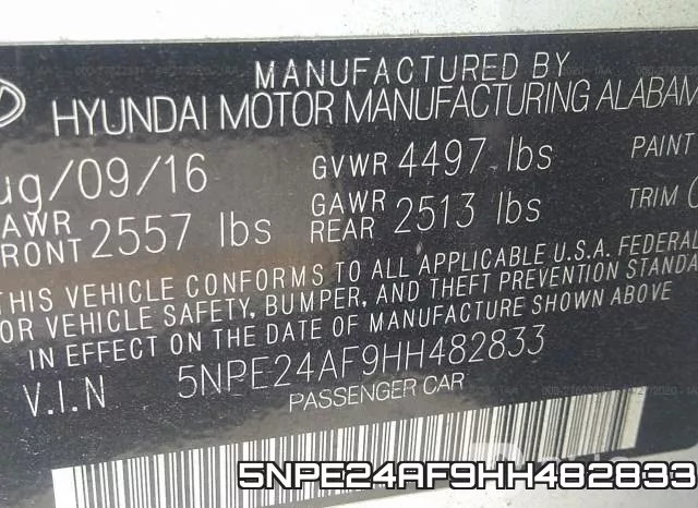 5NPE24AF9HH482833 фото 10