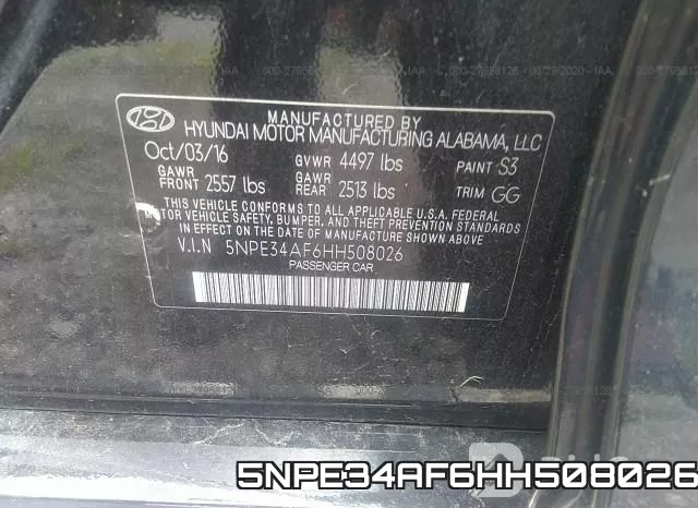 5NPE34AF6HH508026 фото 10