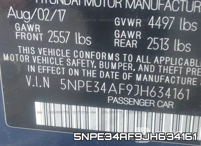5NPE34AF9JH634161 фото 10