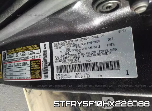 5TFRY5F10HX228788 фото 10