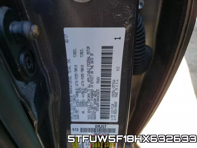 5TFUW5F18HX632633 фото 2