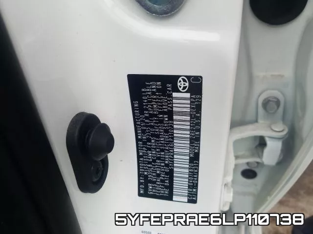 5YFEPRAE6LP110738 фото 2