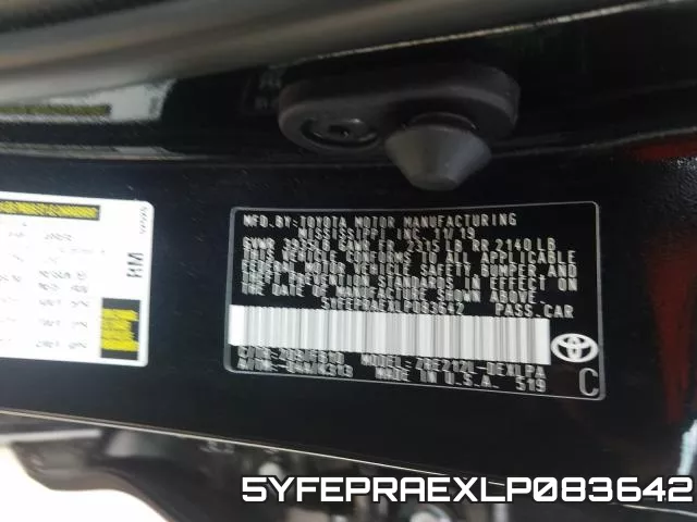 5YFEPRAEXLP083642 фото 2