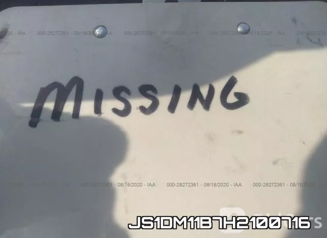 JS1DM11B7H2100716 фото 8