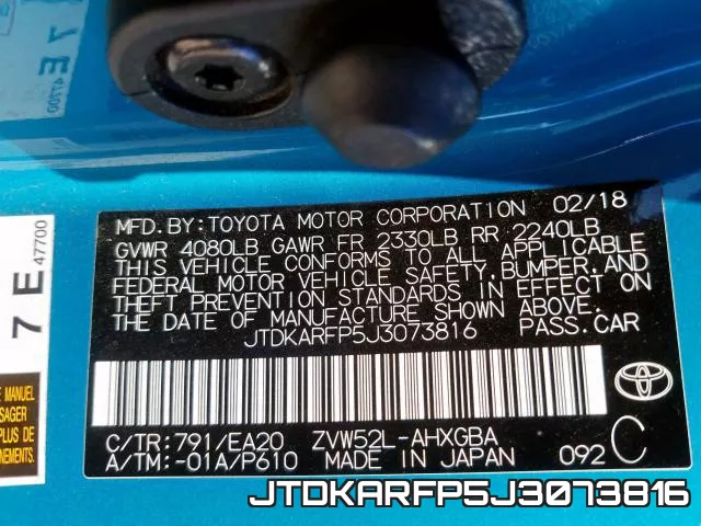 JTDKARFP5J3073816 фото 2