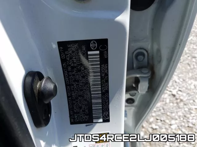 JTDS4RCE2LJ005188 фото 2