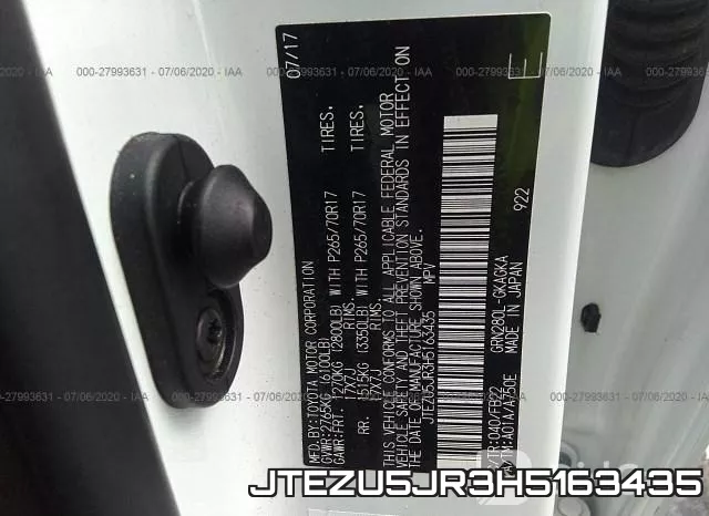 JTEZU5JR3H5163435 фото 10