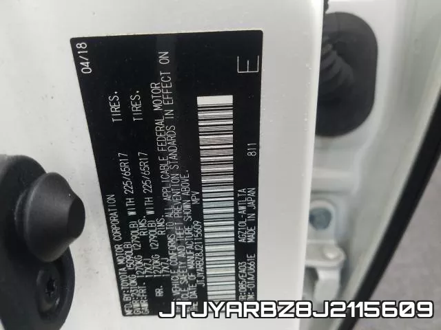 JTJYARBZ8J2115609 фото 2