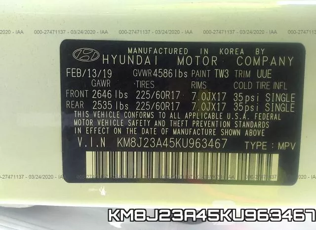 KM8J23A45KU963467 фото 10