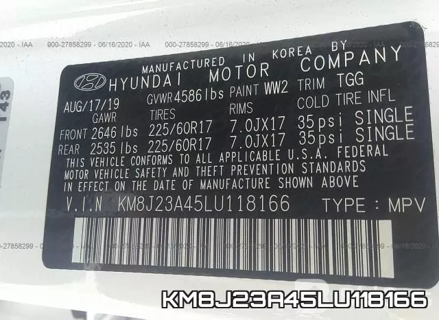 KM8J23A45LU118166 фото 10
