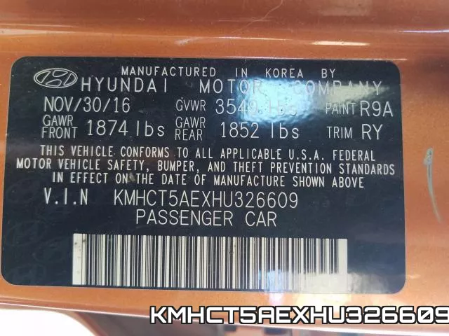 KMHCT5AEXHU326609 фото 2