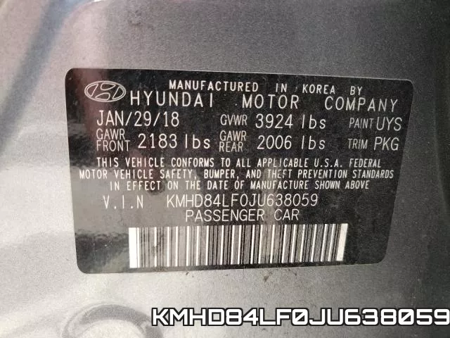 KMHD84LF0JU638059 фото 2