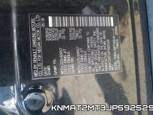 KNMAT2MT3JP592529 фото 2