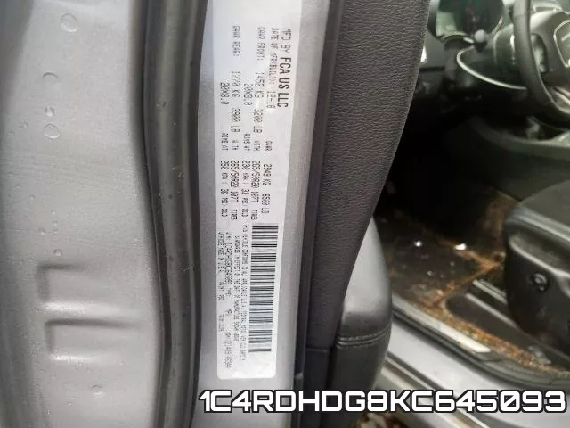 1C4RDHDG8KC645093 фото 2