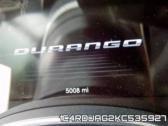1C4RDJAG2KC535927 фото 9