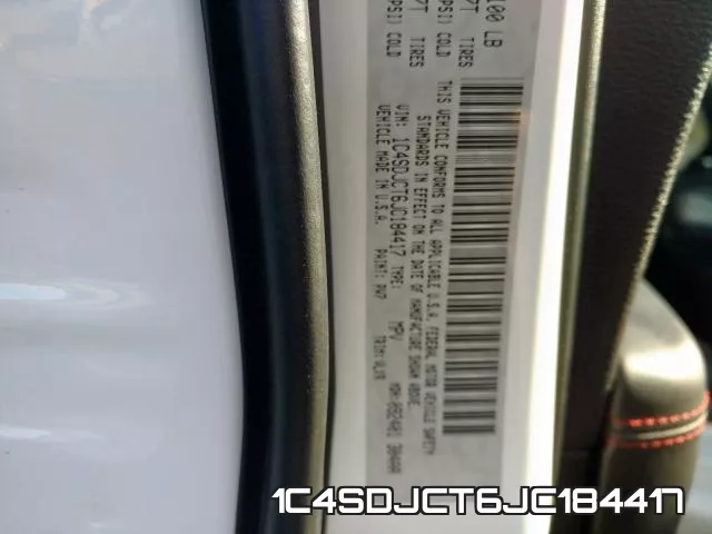 1C4SDJCT6JC184417 фото 2