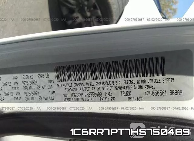 1C6RR7PT7HS750489 фото 10