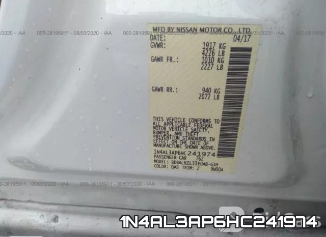 1N4AL3AP6HC241974 фото 10