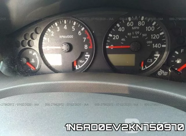 1N6AD0EV2KN750970 фото 8