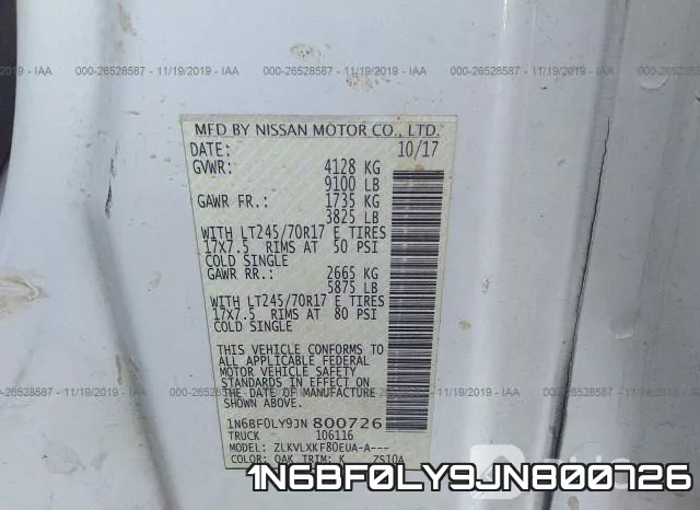 1N6BF0LY9JN800726 фото 10