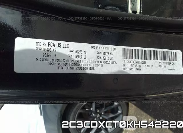 2C3CDXCT0KH542220 фото 10