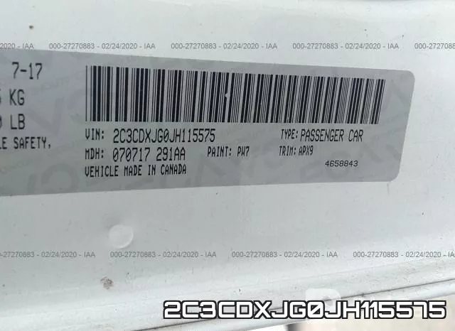 2C3CDXJG0JH115575 фото 10