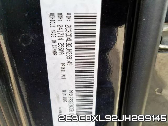 2C3CDXL92JH289145 фото 2