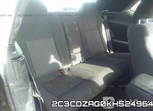 2C3CDZAG0KH524964 фото 9