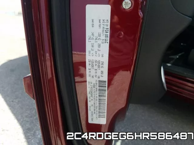 2C4RDGEG6HR586487 фото 2