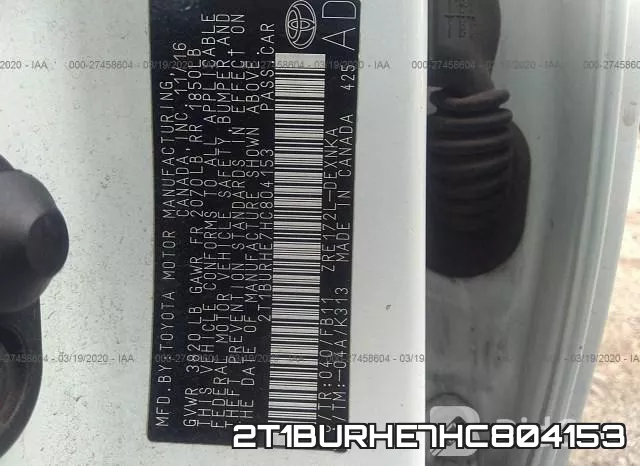 2T1BURHE7HC804153 фото 10