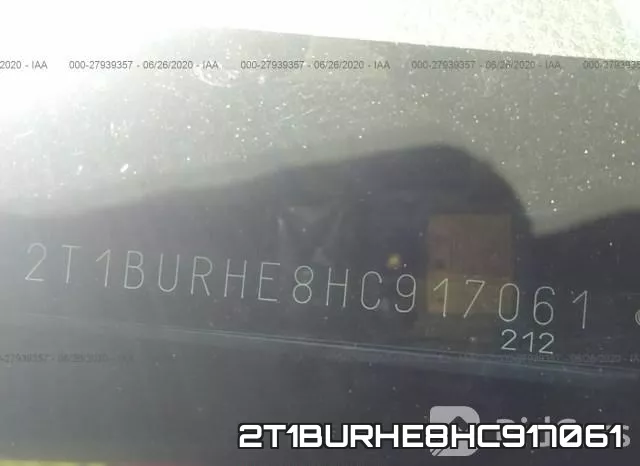 2T1BURHE8HC917061 фото 10