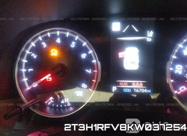 2T3H1RFV8KW037254 фото 8