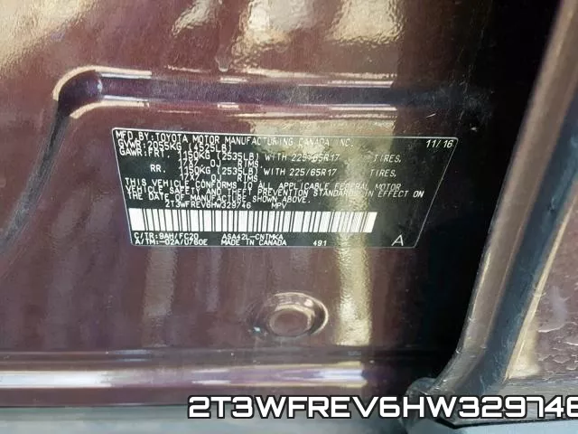 2T3WFREV6HW329746 фото 2