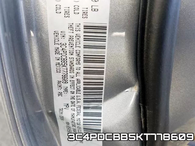 3C4PDCBB5KT778609 фото 2