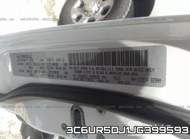 3C6UR5DJ1JG399593 фото 10