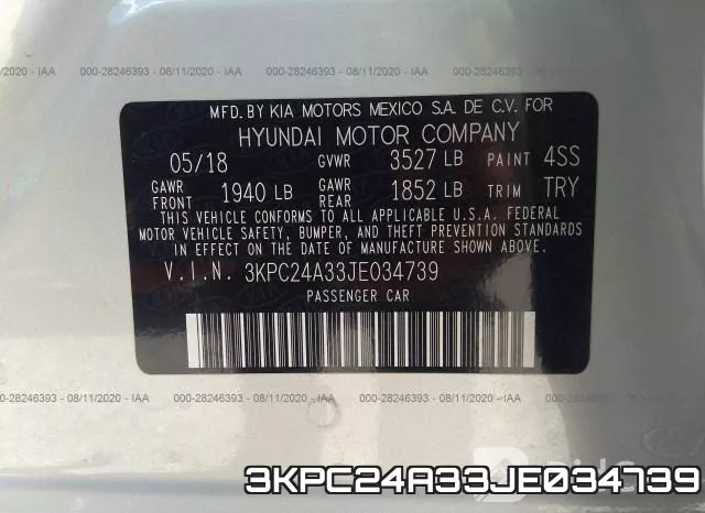 3KPC24A33JE034739 фото 10
