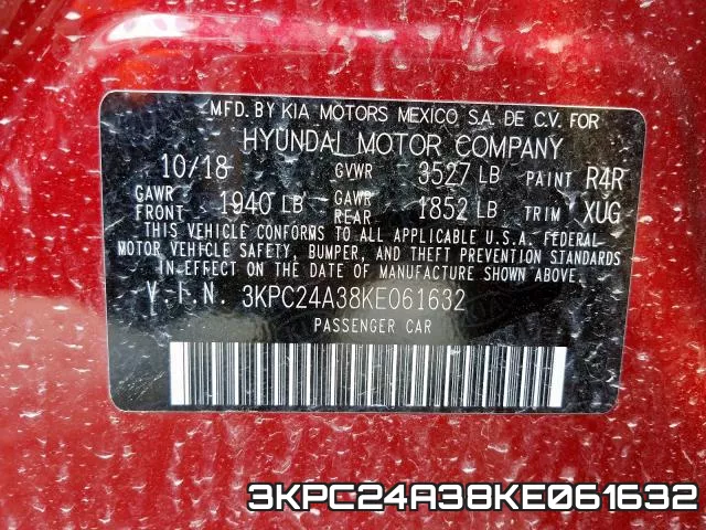 3KPC24A38KE061632 фото 2