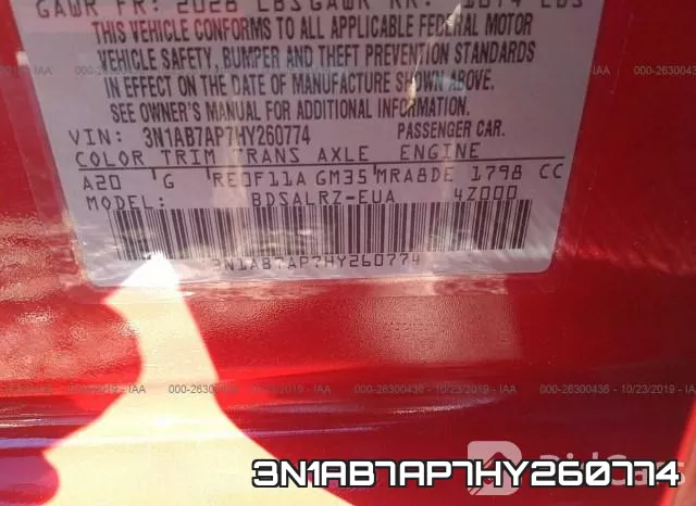 3N1AB7AP7HY260774 фото 10