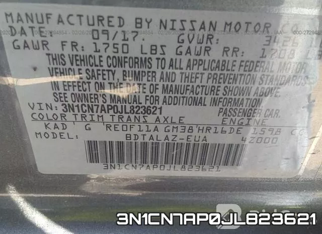 3N1CN7AP0JL823621 фото 10