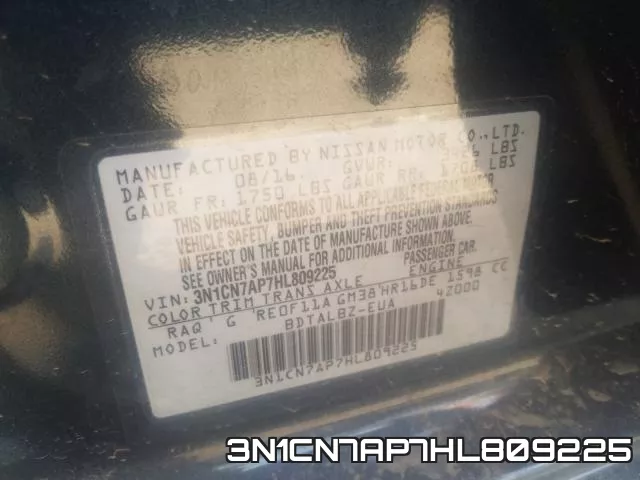 3N1CN7AP7HL809225 фото 2