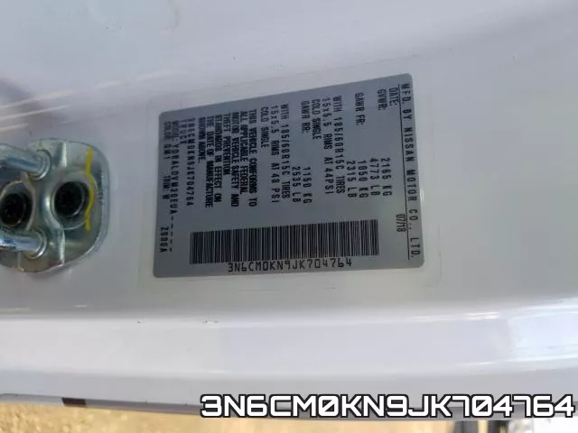 3N6CM0KN9JK704764 фото 2