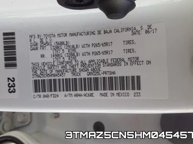 3TMAZ5CN5HM045457 фото 2