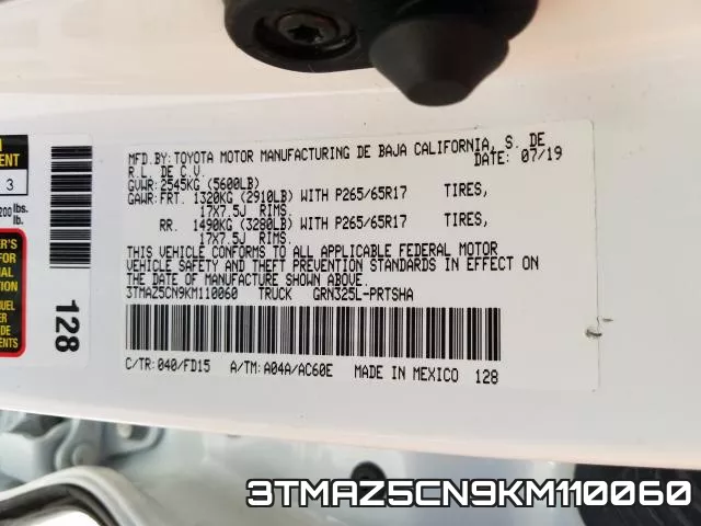 3TMAZ5CN9KM110060 фото 2