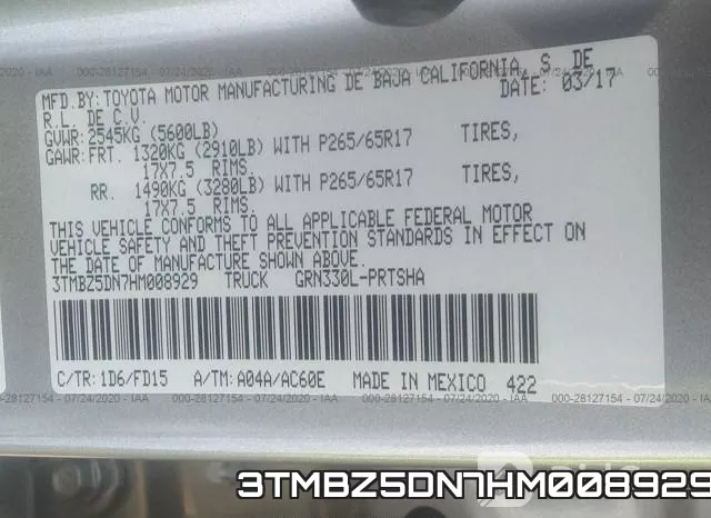 3TMBZ5DN7HM008929 фото 10