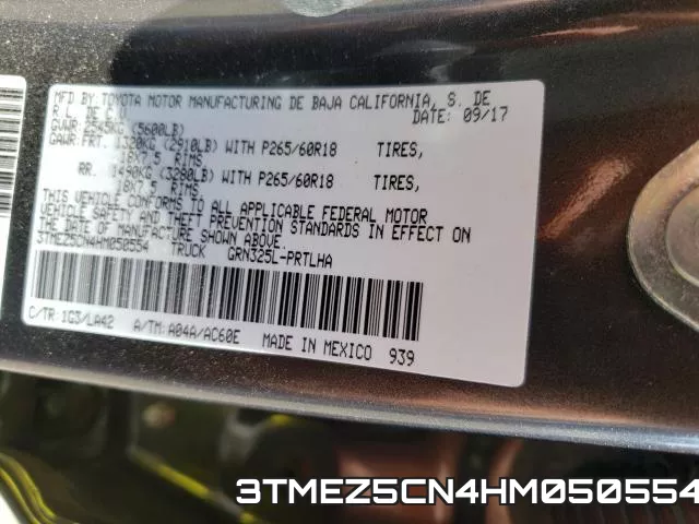 3TMEZ5CN4HM050554 фото 2