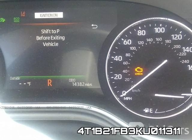 4T1B21FB3KU011311 фото 7