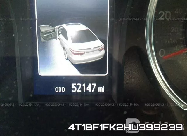 4T1BF1FK2HU399239 фото 8