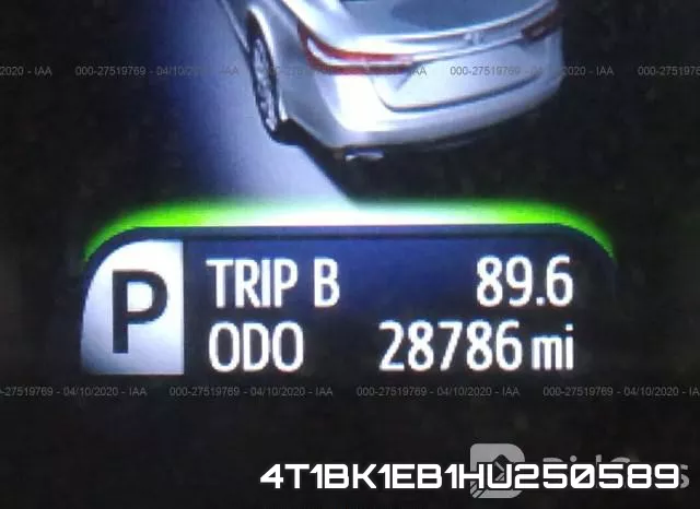 4T1BK1EB1HU250589 фото 8