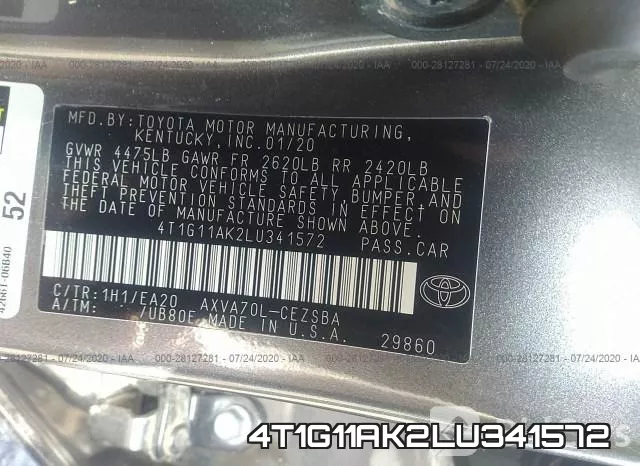 4T1G11AK2LU341572 фото 10